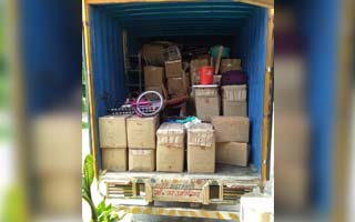 indo relocation movers household items loading