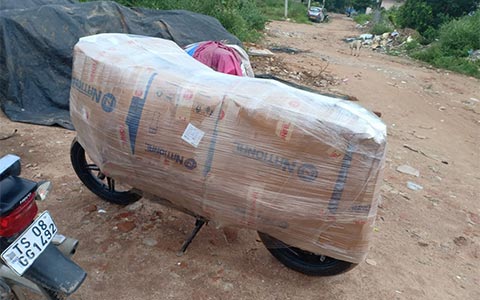 kaveri logistic packers and movers bike packing
