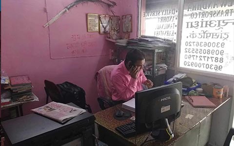 new andhra transport company office inside