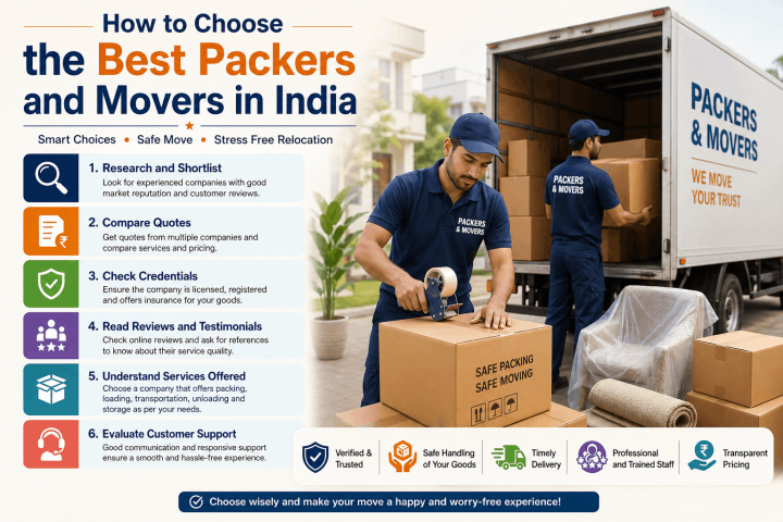How to Choose the Best Packers and Movers in India